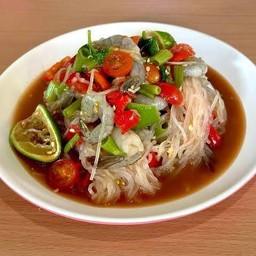 ตำเส้นเล็กกุ้งสด