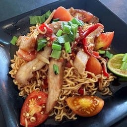 ตำคอหมูย่าง