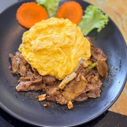 ข้าวไข่ข้น + หม่าล่า