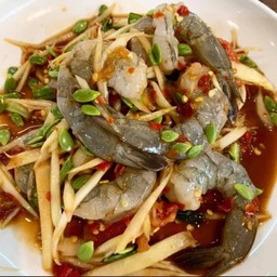 ตำกุ้งสด