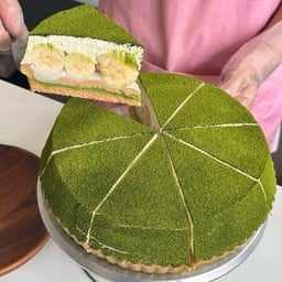 Banoffee Matcha Cake