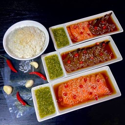 กัสจัง ทะเลดอง - แซลมอนดอง กุ้งดอง ปูไข่ดอง อูนิไข่หอยเม่น ซีอิ้วเกาหลี น้ำจิ้มซีฟู๊ด มะนาวแท้ คั้นสด 100% สาขา2 รามอินทรา5