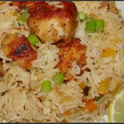 Fish fried rice