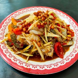 ตำปูม้ากุ้งสด