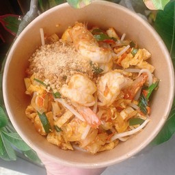 ผัดไทกุ้งสด