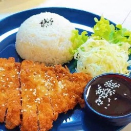 ข้าวไก่ทอดทงคัทสึ