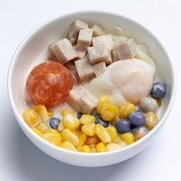 บัวลอยทรงเครื่องไข่คู่ (ไข่หวาน-ไข่เค็ม)