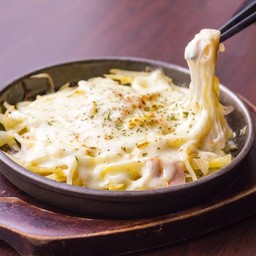 Potato Bacon Cheese  มันฝรั่งเบค่อนชีสกระทะร้อน