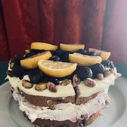 Blue and Lemon + Pistachio