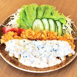 Chicken Nanban Set ชุด ไก่ทอดราดซอสทาร์ทาร์