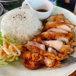 ไก่กรอบ+ซอสน้ำปลา