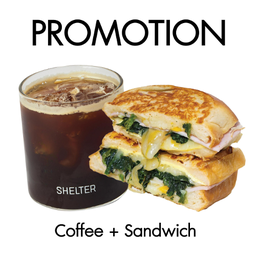 Coffee + Sandwich (กาแฟ + แซนวิช)