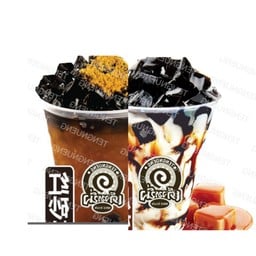 [เซตสุดฮิต] เฉาก๊วยนมสดรสดั้งเดิม L + เฉาก๊วยโบราณ L