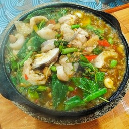 ผัดฉ่าปลาคัง(ไม่ทอด)