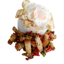 สามชั้นคั่วพริก ไข่ดาว