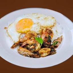 T1 ข้าวกะเพรา Stir-Fried Basil With Rice