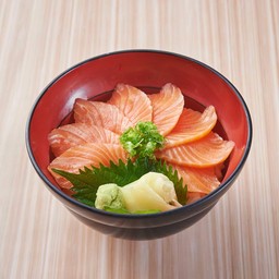 Salmon don set ชุด ข้าวหน้าปลาแซลมอน