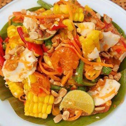 ตำข้าวโพดไข่เค็ม(ไทย)