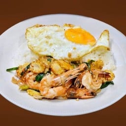T4 ข้าวน้ำมันหอย Oyster Sauce Fried Rice 