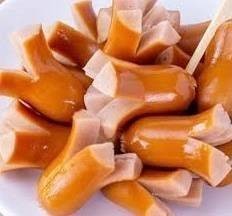 คอกเทลหนังกรอบรสปลาหมึกทอด (19ชิ้น) กับชอสมะเขือเทศ