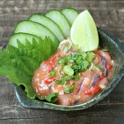 Yum Shiokara ยำปลาร้าญี่ปุ่น