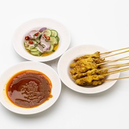 หมูสะเต๊ะ 10 ไม้