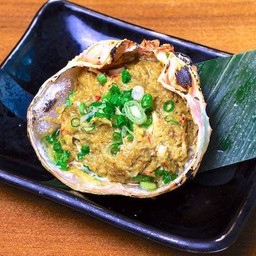 Kani miso Kourayaki เนื้อปูผสมมันปู ย่าง