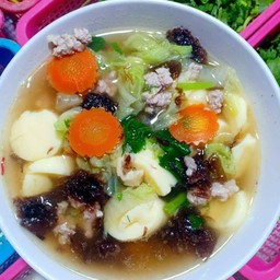 ต้มจืดหมูสับเต้าหู้สาหร่าย