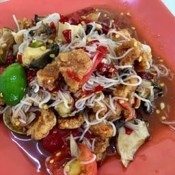ตำขนมจีนหอยรี่+แคปหมูปลาร้า