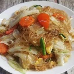 วุ้นเส้นผัดไข่