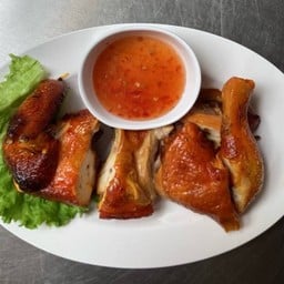 ไก่อบครึ่งตัว