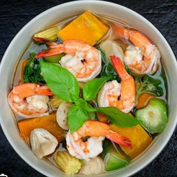 แกงเลียงกุ้งสด