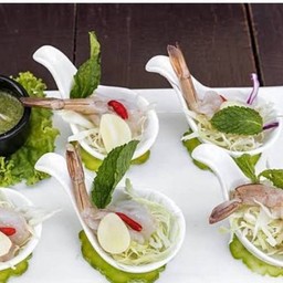 กุ้งแช่น้ำปลา 6ตัว