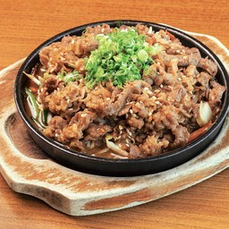 Gyu Karubi Set ชุด เนื้อคารุบิผัดกะทะร้อน