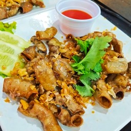 ไส้ตันทอดกระเทียม