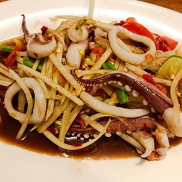 ตำปลาหมึก