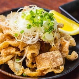 Torikawa Age หนังไก่ทอดราดนำ้พอนซึ