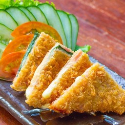 Shiso Cheezu Hamukatsu แฮมห่อชีสทอด