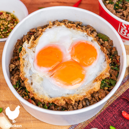 ข้าวกะเพราไก่ SUPER SIZE