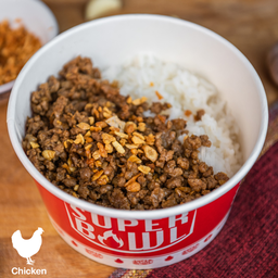 ข้าวไก่กระเทียมพริกไทย