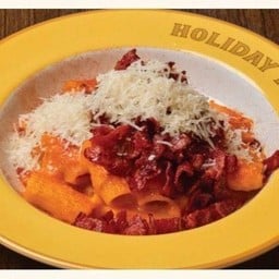 Cheesy Bacon Butternut Squash Rigatoni