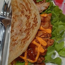 โรตีพัฟไก่ย่าง
