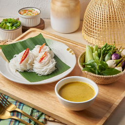 ขนมจีน+น้ำยากะทิ