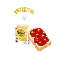 ปังปิ้งเนย+ซอสสตอเบอรี่ 1 แผ่น