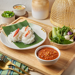 ขนมจีน+น้ำพริกหวาน