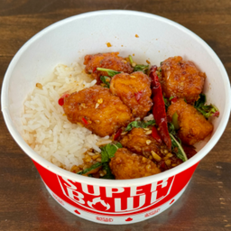 ข้าวกะเพราไก่กรอบ