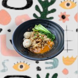 ราเมงแห้ง งาขาว