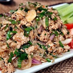 ลาบวุ้นเส้นหมู