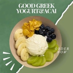 กรีกโยเกิร์ต100g+ผลไม้รวมเลือกได้ แถมน้ำผึ้งและคอนเฟลกทุกออเดอร์