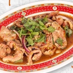 ลาบเนื้อลายเอ็นกรอบ